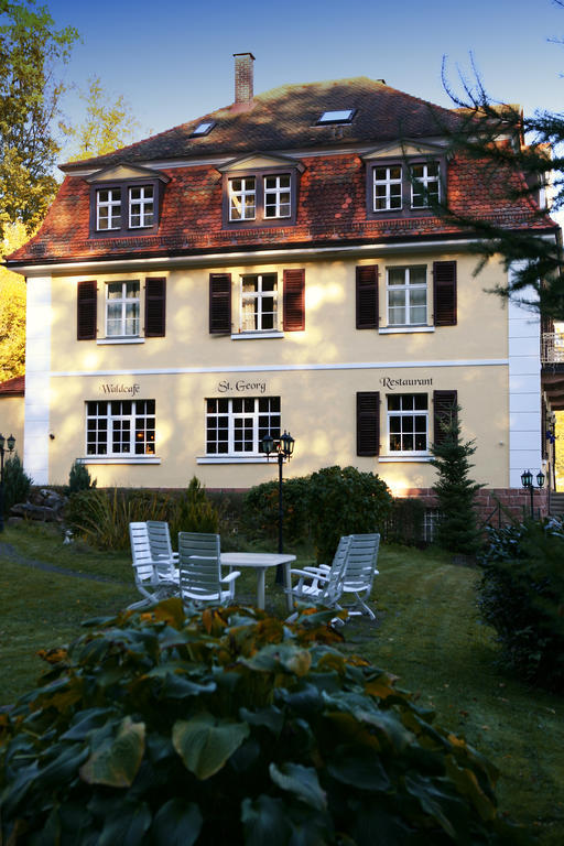 Rhoen Hotel Waldcafe St. Georg Staatsbad Bruckenau ภายนอก รูปภาพ